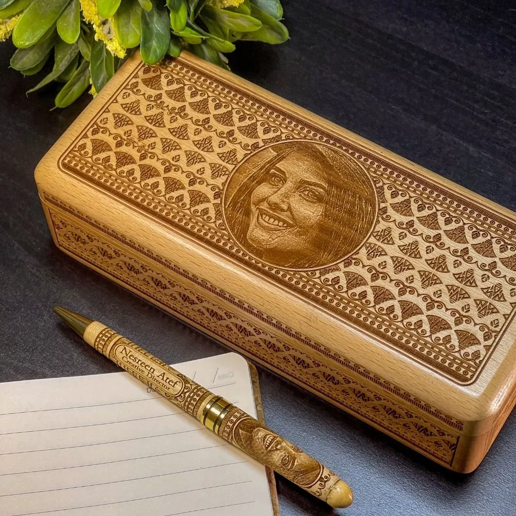 Pen + Wooden Box
