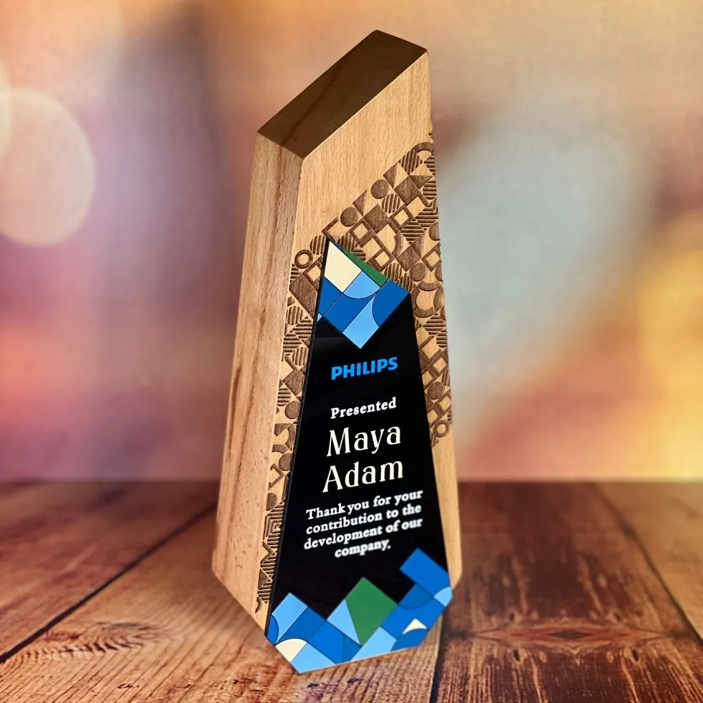 Merit Trophy Black Acrylic