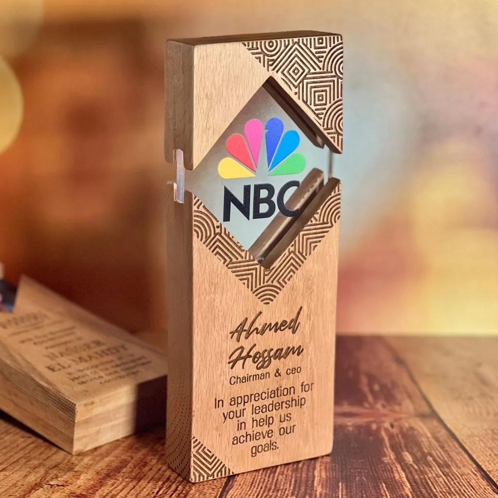 Merit Trophy Blue Acrylic